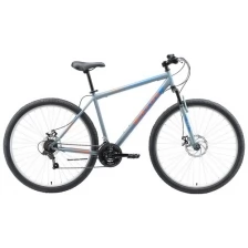 Горный велосипед Black One Onix 29 D (2019) серый/оранжевый/голубой, рама 20"