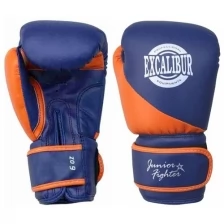 Перчатки боксерские детские Excalibur 8029/5 Blue/Orange PU 4 унции