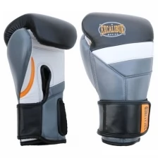 Перчатки боксерские Excalibur 8073/01 Grey/Orange PU 16 унций
