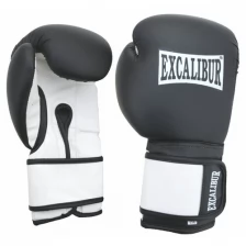 Перчатки боксерские Excalibur 8071/01 Black/White Buffalo 14 унций