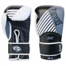 Перчатки боксерские Excalibur 8065/02 Black/White/Grey PU 16 унций