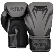Перчатки боксерские Venum Impact Gray/Black 10 унций