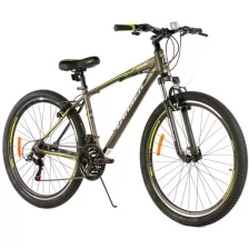 Велосипед Larsen Avantgarde 27,5" 21ск, графитовый/салатовый 19"