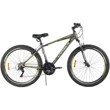 Велосипед Larsen Avantgarde 27,5" 21ск, графитовый/салатовый 15"