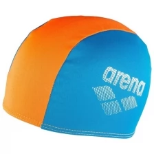 Шапочка для плавания детская ARENA Polyester II Jr 002468730, оранжево-голубой