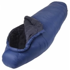 Спальный мешок пуховый Adventure Extreme синий 190x75x45