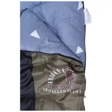 Спальный мешок TRAVELLER PLUS R-zip от -12 С (с подголовником 230x85см)