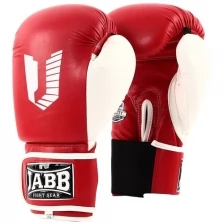 Перчатки бокс.(иск.кожа) Jabb JE-4056/Eu 56 красный/белый 10ун.