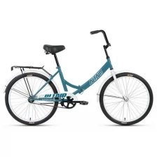 Велосипед ALTAIR CITY 24 (24" 1 ск. рост 16" скл.) 2020-2021, красный/голубой, RBKT1YF41007