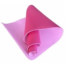 Коврик для йоги ТПЕ 183х61х0,6 см (розовый)
