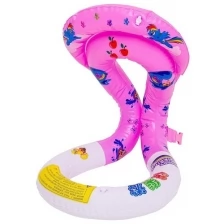 Плавательный жилет-восьмерка для ребенка, цвет розовый, размер S 36х33