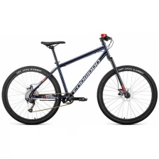 Велосипед Forward Sporting 27,5 X 2021 рост 17" темно-серый/зеленый