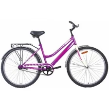 Велосипед PIONEER Classic 26"/16" 2020-2021 violet-white-pink