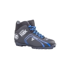 Ботинки лыжные SNS TREK Level 3 черные с синим логотипом RU37 EU38 CM23,5