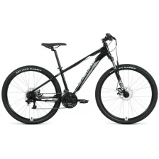 Велосипед FORWARD APACHE 27,5 2.2 D (27,5 21 ск. рост. 17) 2022, черный/серый