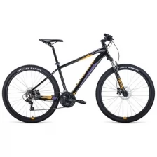 Велосипед FORWARD APACHE 27,5 3.0 HD (27,5 21 ск. рост. 17) 2022, черный/оранжевый