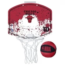 Набор для мини-баскетбола Wilson NBA Team Mini Hoop Chicago Bulls арт.WTBA1302CHI