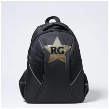 Рюкзак Олимп STAR черный для художественной гимнастики от MariSport, размер 45х30х20