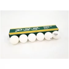 Набор мячей для настольного тенниса, пинг-понга 6 шт, белые