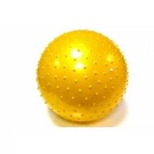 Желтый массажный гимнастический мяч (фитбол) 55 см SP2086-236