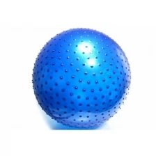 Синий массажный гимнастический мяч (фитбол) 75 см SP2086-334