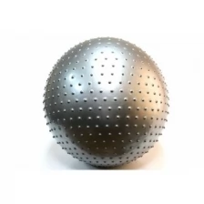 Серый массажный гимнастический мяч (фитбол) 75 см SP1986-85