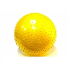 Желтый массажный гимнастический мяч (фитбол) 85 см SP1986-87