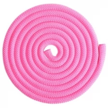 Скакалка гимнастическая утяжелённая, 2,5 м, 150 г, цвет неон розовый Grace Dance 4446798 .
