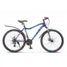 Велосипед STELS Miss 6100 MD 26" V030 рама 17" Тёмно-синий (собран и настроен)
