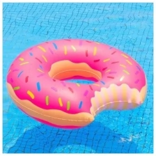 Круг для плавания, плавательный надувной круг Пончик, 80 см