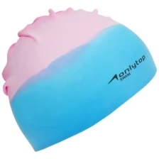 Шапочка для бассейна взрослая, безразмерная, цвета микс ONLITOP 737233 .