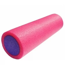 Ролик для йоги полнотелый 2-х цветный (фиолетово/розовый) 30х15см. PEF30-1 (B34489)