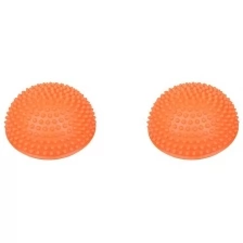 Полусфера для массажа ступней, ПВХ, Ø – 16 см, оранжевая, набор из 2 шт.