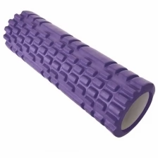 Ролик для йоги (фиолетовый) 44х14см ЭВА/АБС B33116
