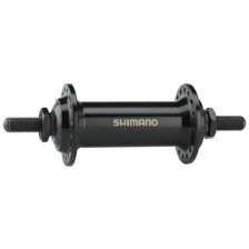 Втулка передняя Shimano Tourney TX500, 32 отверстия, гайки, черная EHBTX500EL