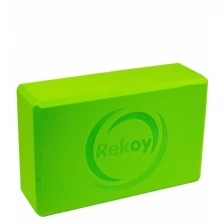 Блок для йоги ReKoy, фиолетовый, EVA