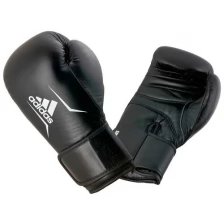 Перчатки боксерские Speed 175 черно-белые (вес 16 унций)