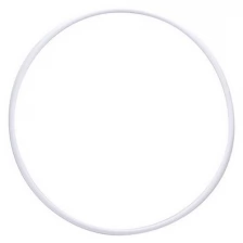 Обруч гимнастический энсо MR-OPl850, пластиковый, диаметр 850мм., белый