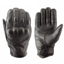 Перчатки мотоциклетные MOTEQ Vulcan перфорация, мужской(ие), черный, размер XL