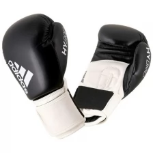 Перчатки боксерские Hybrid 100 черно-белые (вес 16 унций)