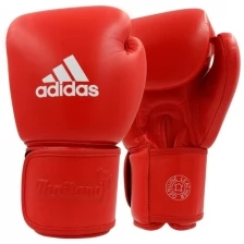 Перчатки боксерские Muay Thai Gloves 200 красно-белые (вес 14 унций)