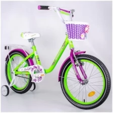 Велосипед NRG Bikes FLAMINGO 18" green-violet