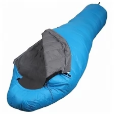 Спальный мешок пуховый Adventure Light голубой 190x75x45