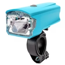 Светодиодный фонарь на руль велосипеда,1200 мАч, цвет голубой, 8,8х4х3,7 см