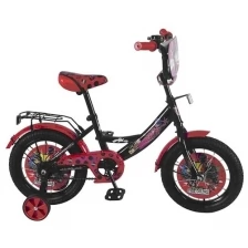 Велосипед детский двухколесный Lady Bug 14", цвет черно-красный