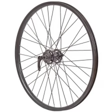 Колесо велосипедное 24" переднее, disc, эксцентрик