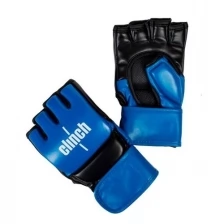 Перчатки для смешанных единоборств Clinch Combat сине-черные (размер L/XL)