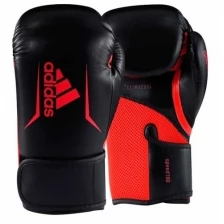 Перчатки боксерские Speed 100 черно-красные (вес 14 унций)