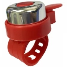 Звонок Vinca Sport (red) - на силиконовом ремешке - велосипед - самокат - беговел