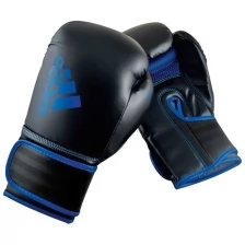 Перчатки боксерские Hybrid 80 черно-синие (вес 14 унций)